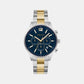 Male Blue Analog Stainless Steel Watch V205GUCLSF