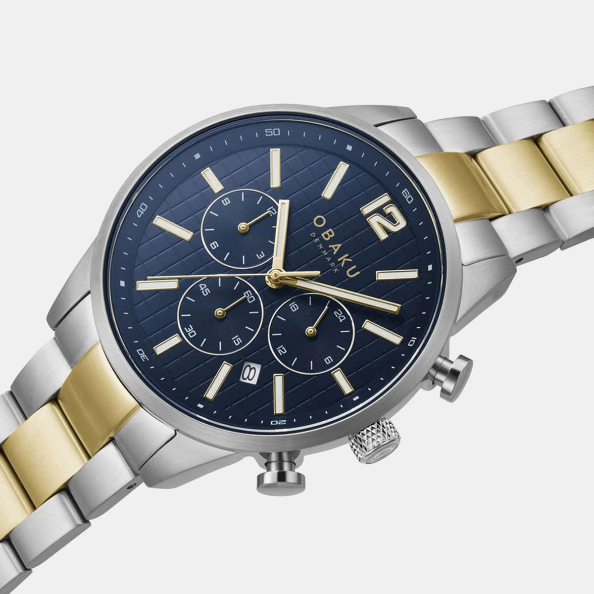 Obaku Stainless Steel Round watch