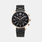 Obaku Round Black Analog watch