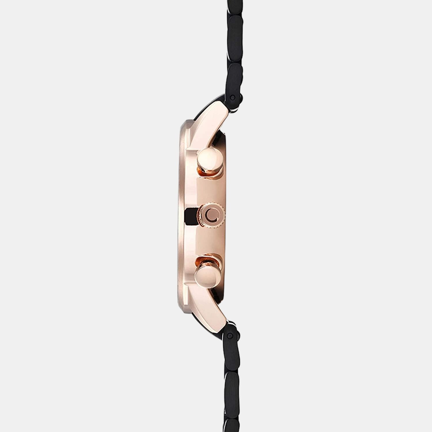 Obaku Men Round Black watch