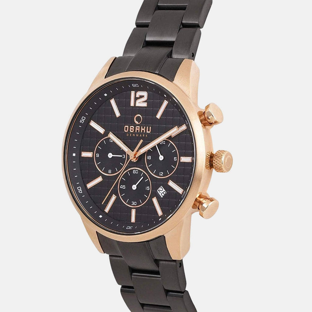 Obaku Stainless Steel Round watch