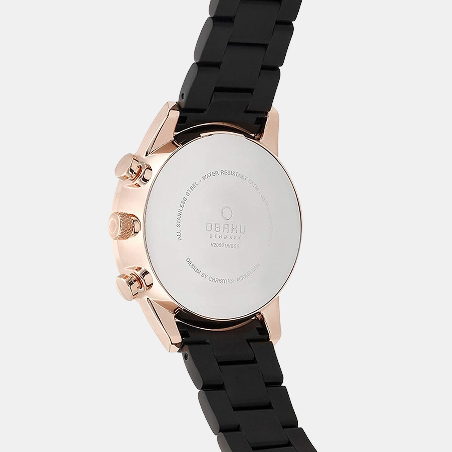 Obaku Stainless Steel Black watch