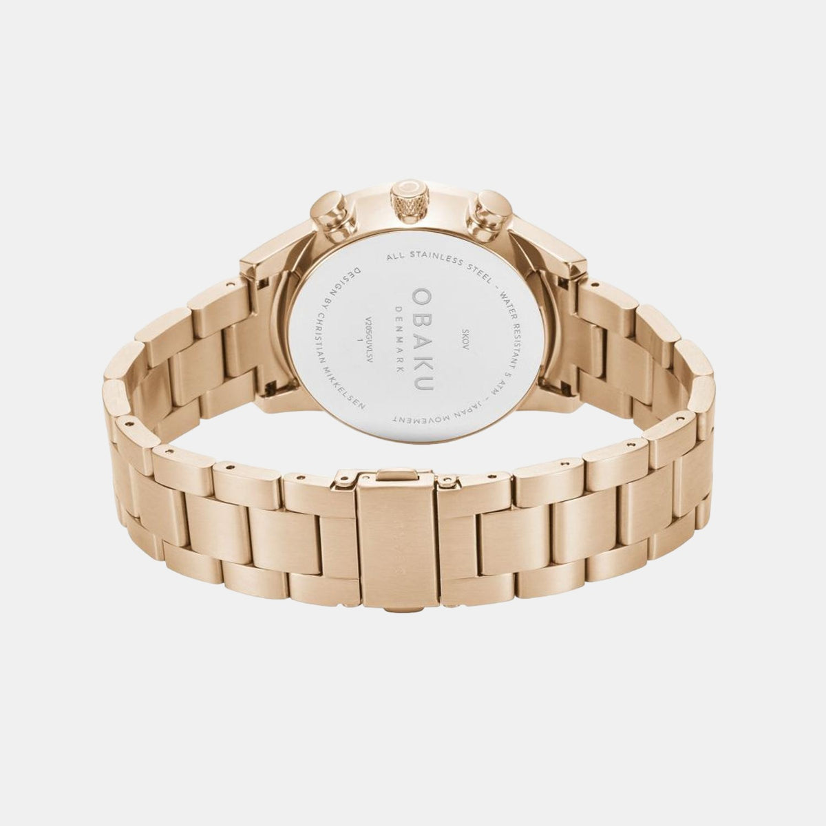 Obaku Stainless Steel Round watch