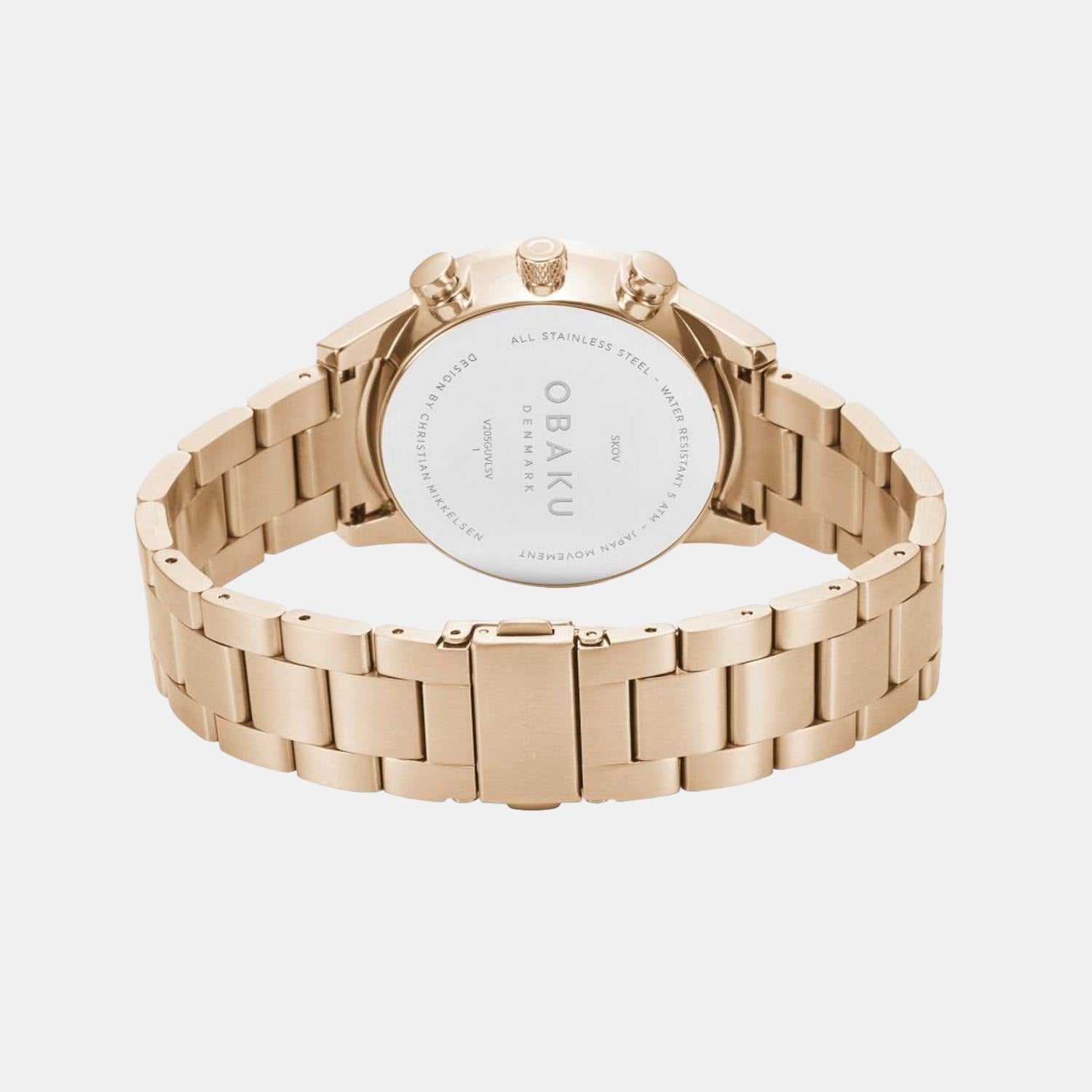 Obaku Stainless Steel Round watch