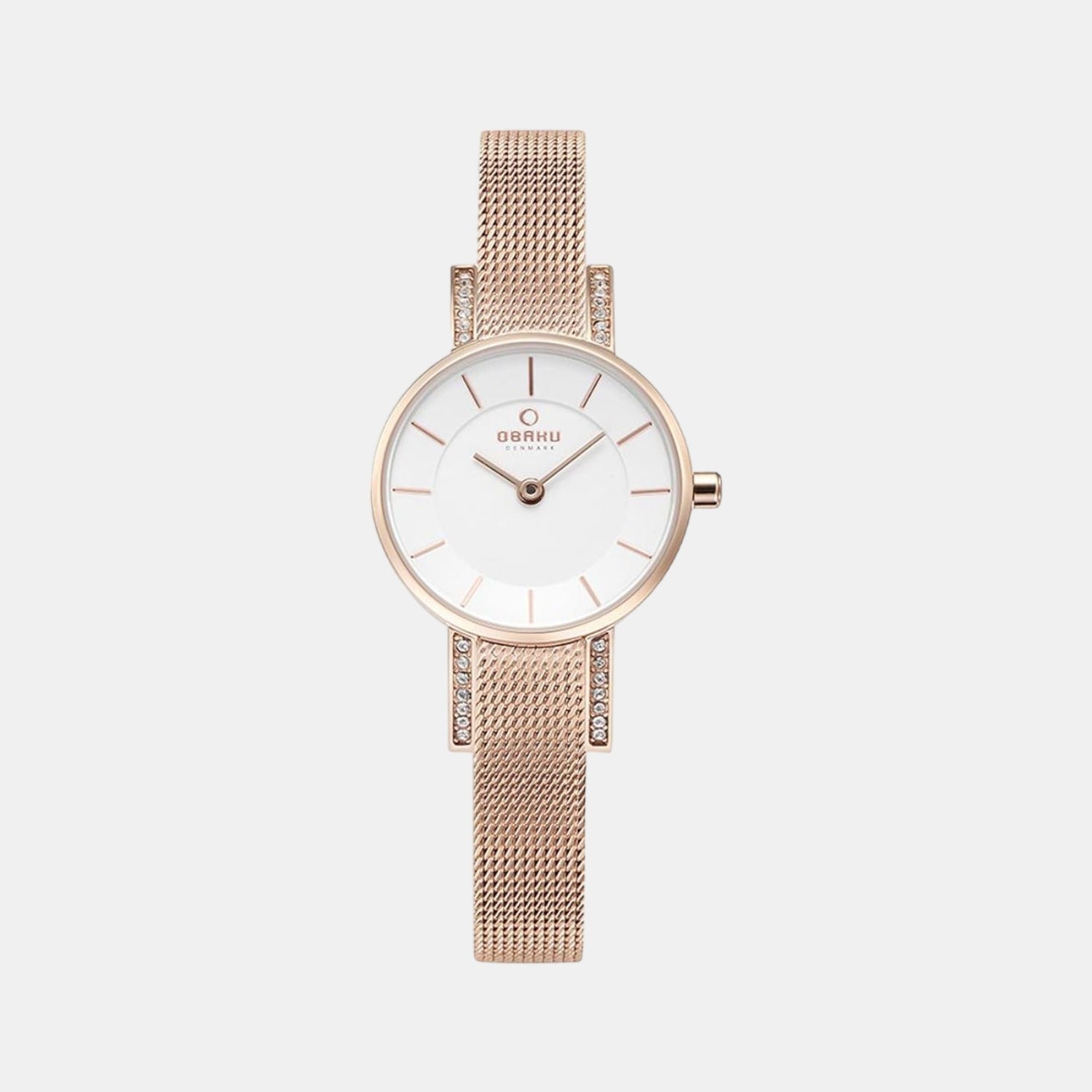 Obaku Female White Analog Stainless Steel Watch | Obaku – Just In Time