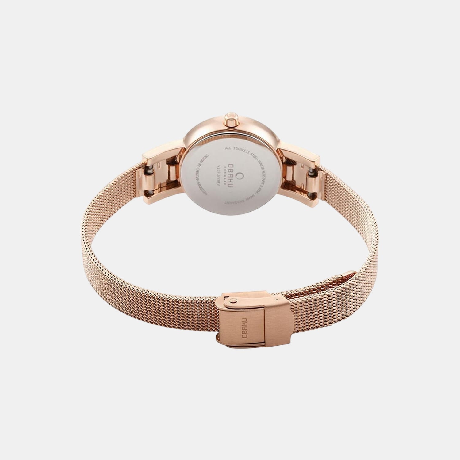 Obaku Stainless Steel Round watch