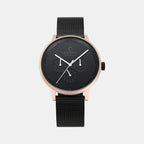 Obaku Round Black Analog watch