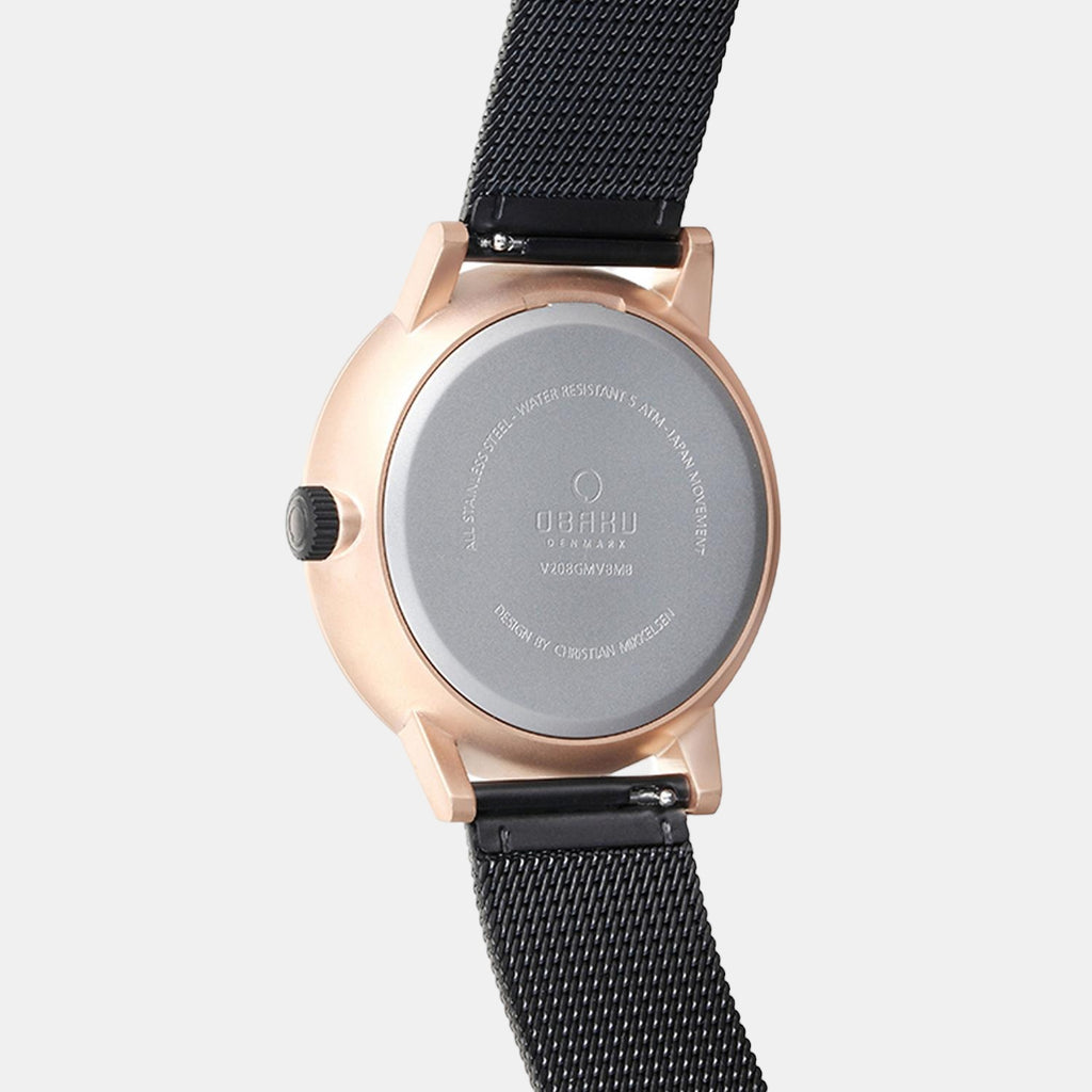 Obaku Stainless Steel Round watch