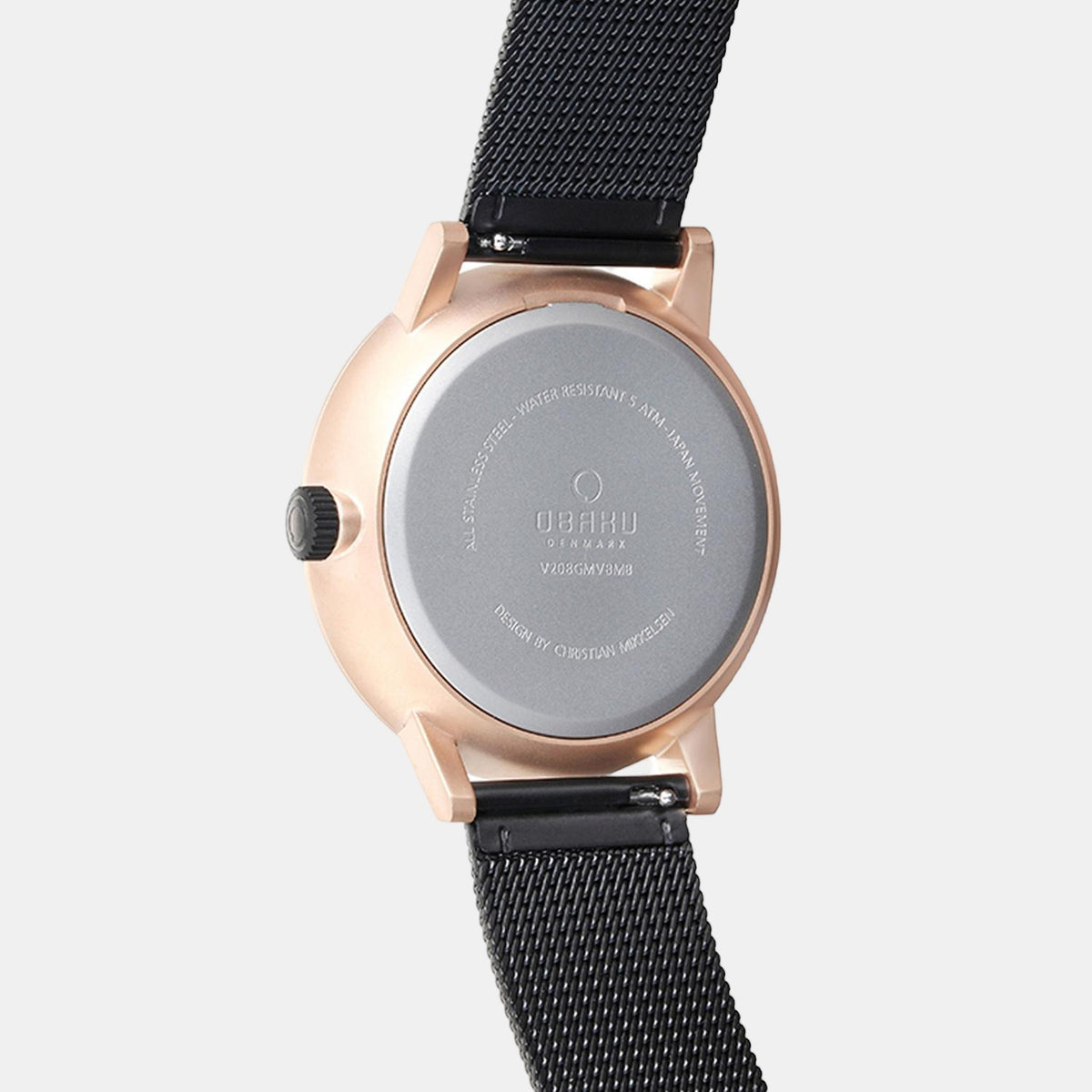 Obaku Stainless Steel Round watch