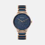 Obaku Round Blue Analog watch