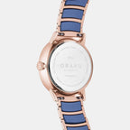 Obaku Women Round Blue watch
