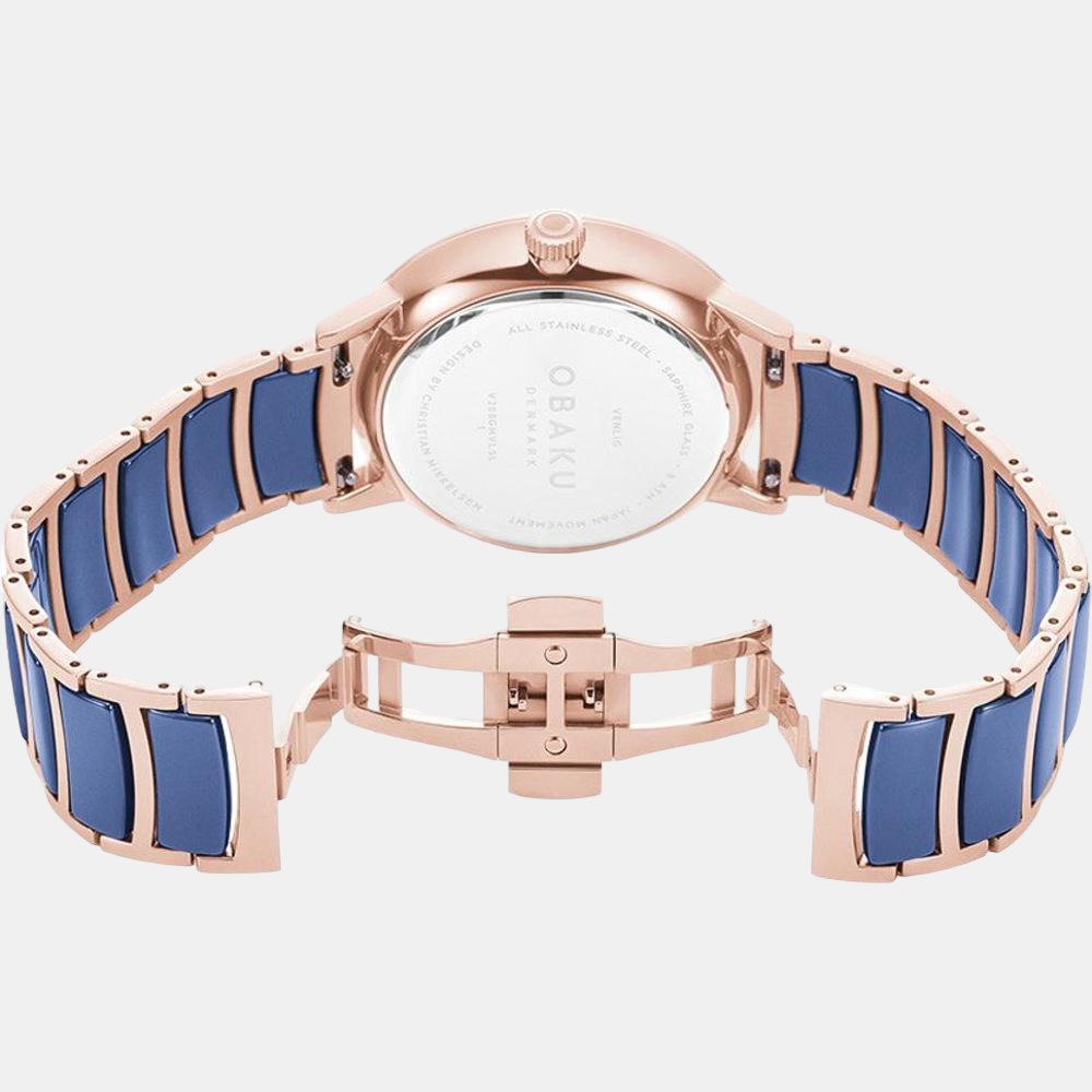 Obaku Stainless Steel Blue watch