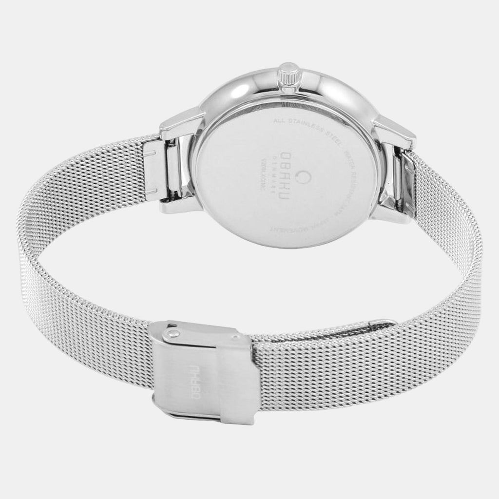 Obaku Women Round White watch