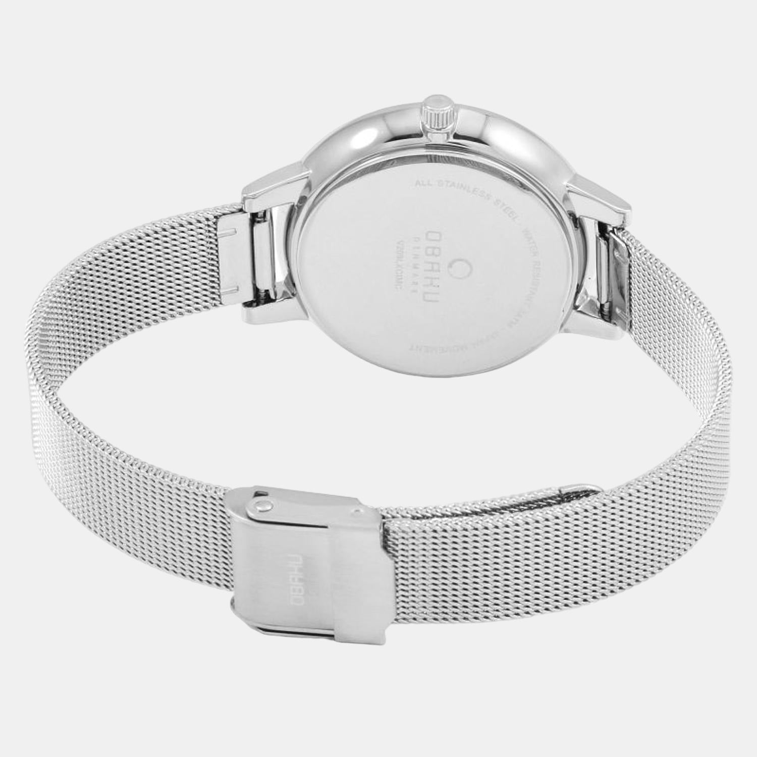 Obaku Women Round White watch