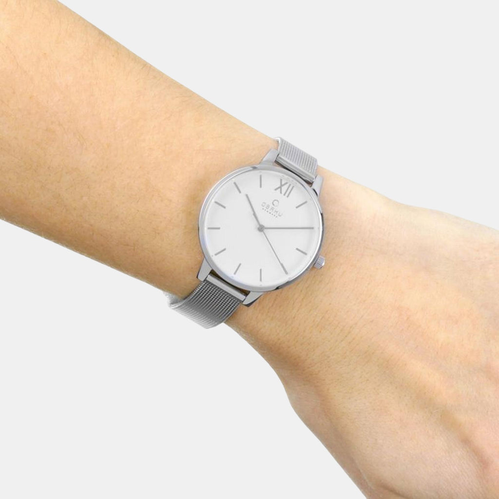 Obaku Round Quartz Analog Women watch