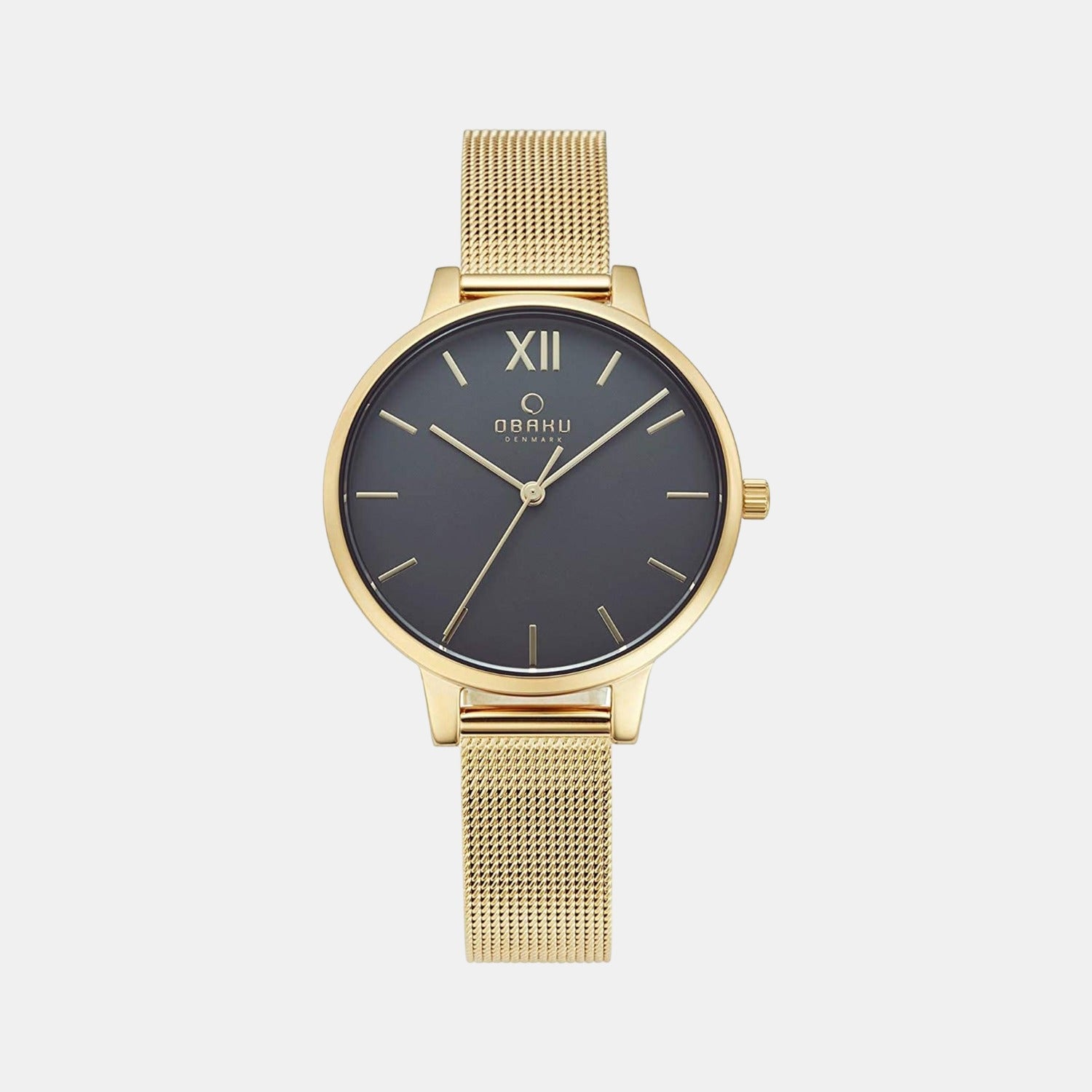 Obaku Round Grey Analog watch