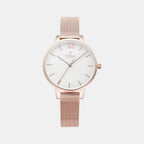 Obaku Round White Analog watch