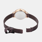 Obaku Women Round Brown watch