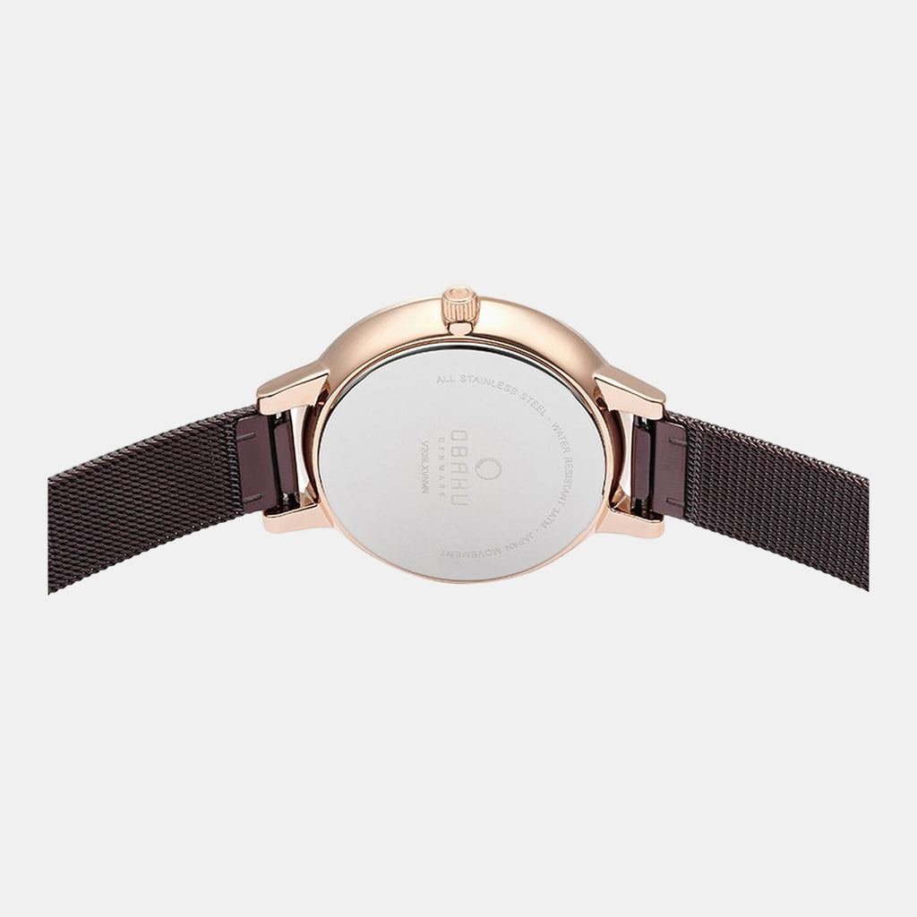 Obaku Stainless Steel Round watch