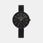 Obaku Round Black Analog watch