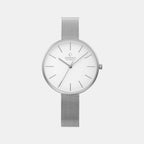 Obaku Round Silver Analog watch