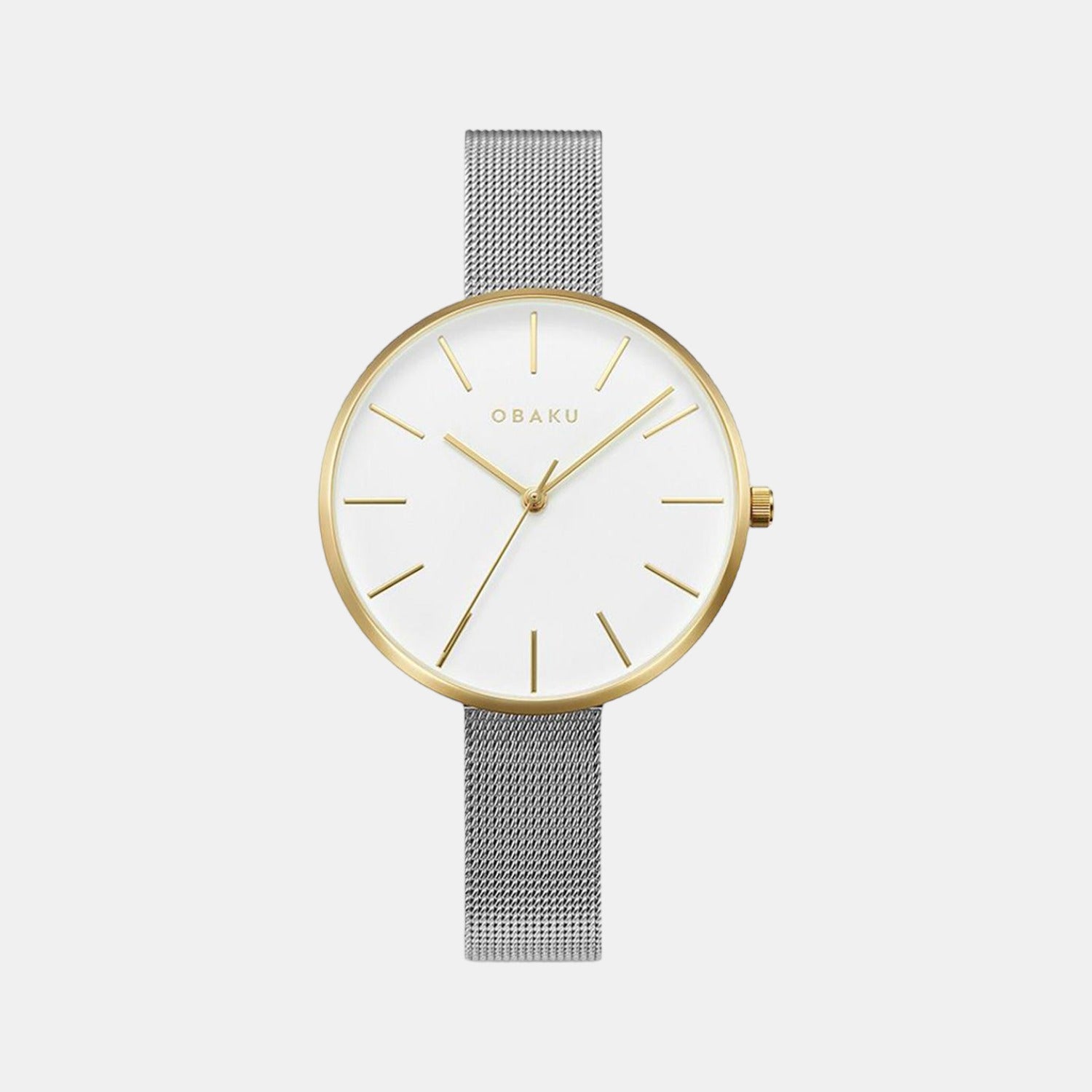 Obaku Round White Analog watch