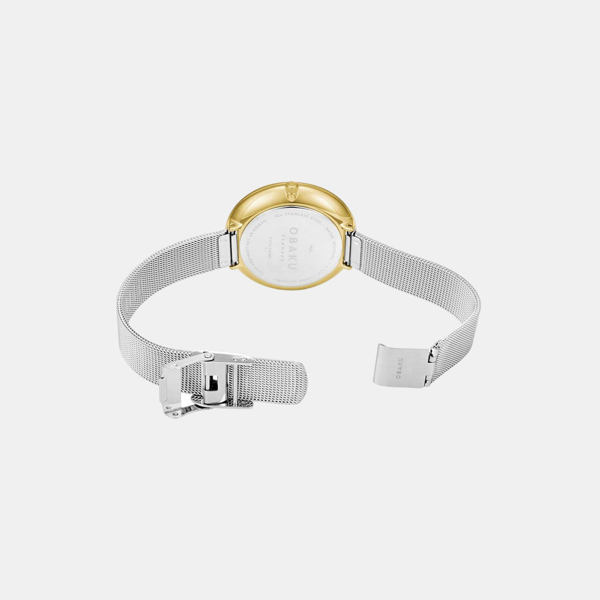 Obaku Stainless Steel Round watch