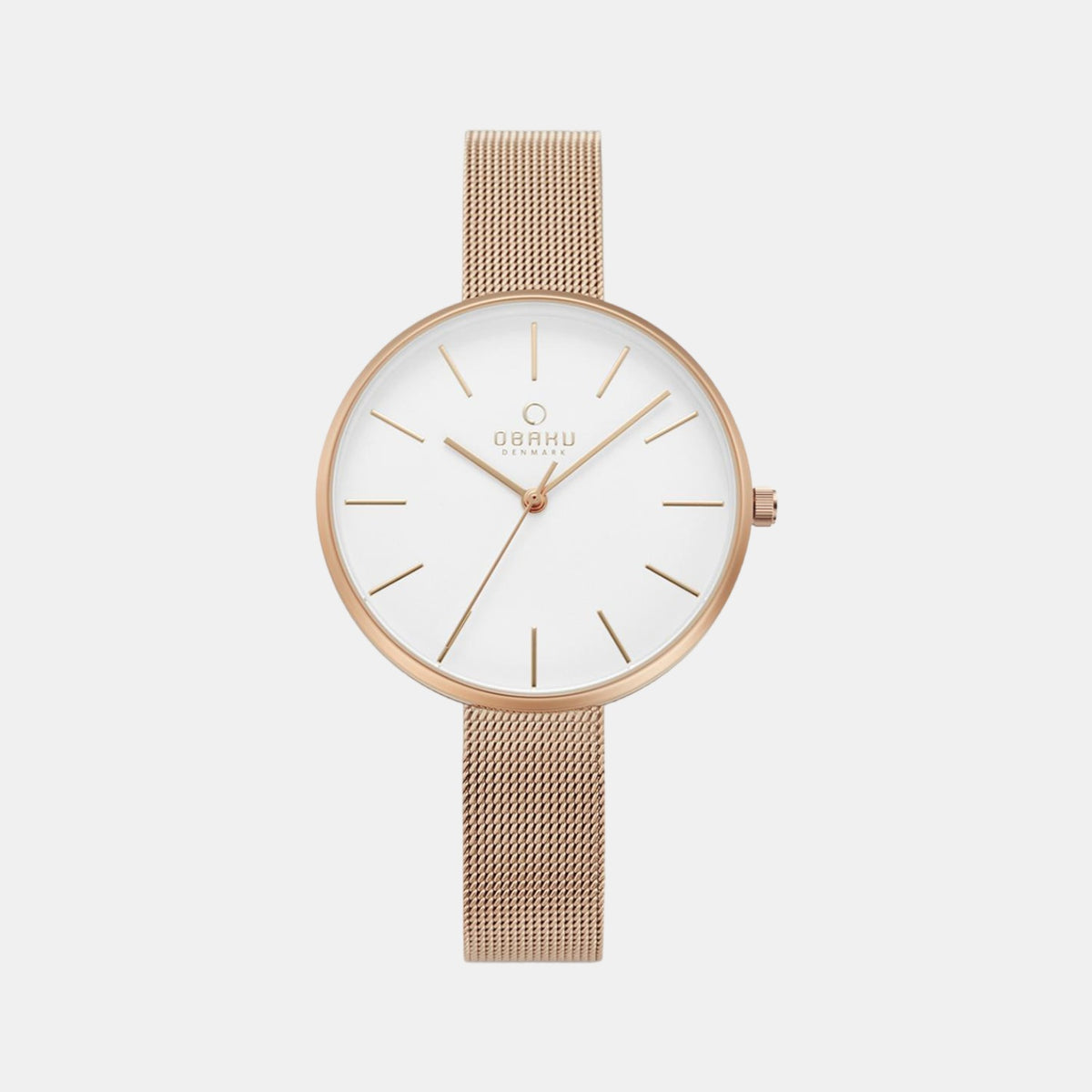 Obaku Round White Analog watch