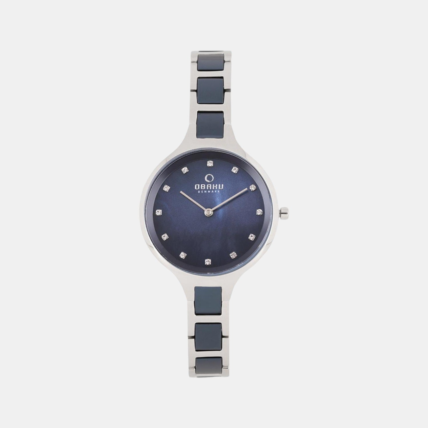 Obaku Round Two Tone Analog watch