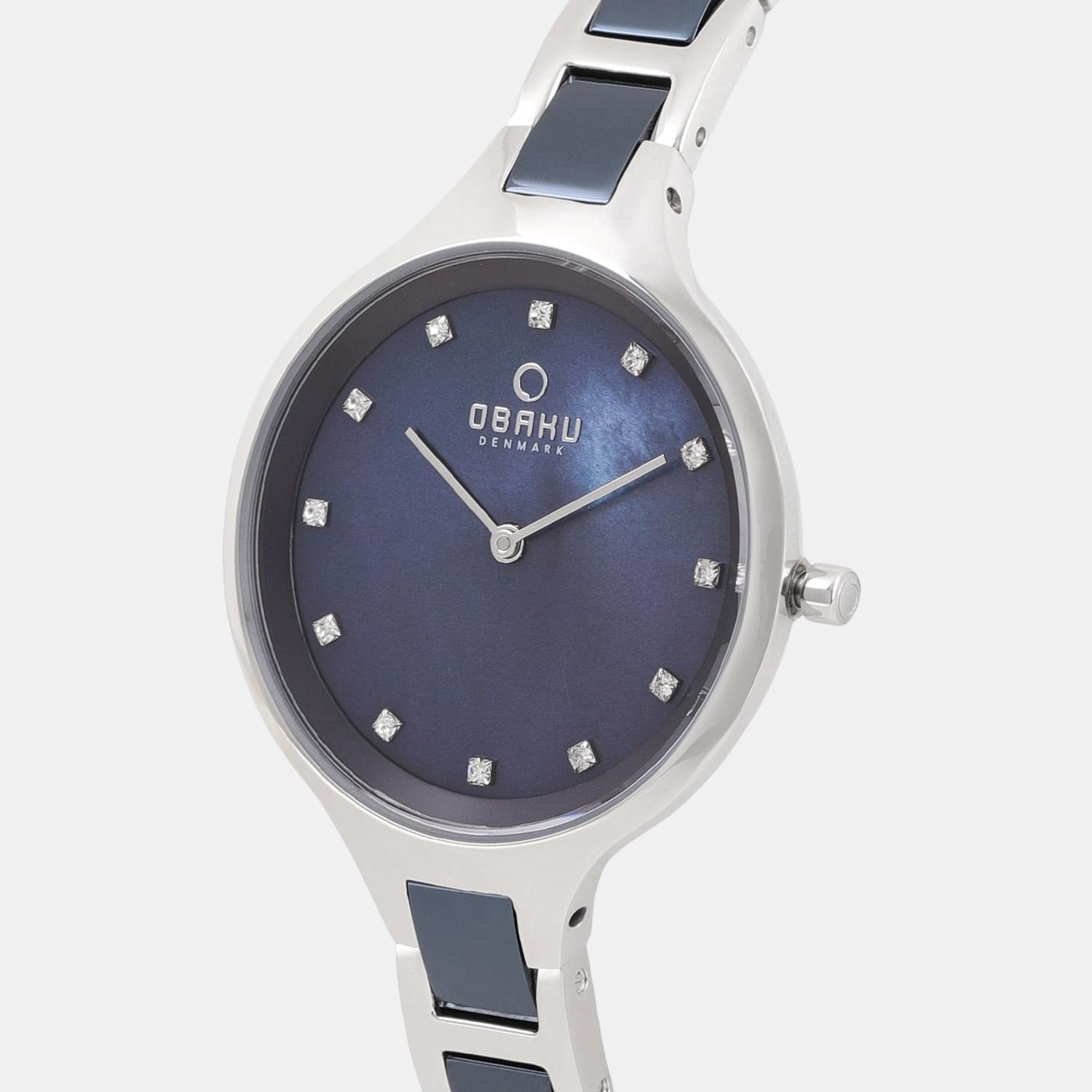Obaku Stainless Steel Round watch