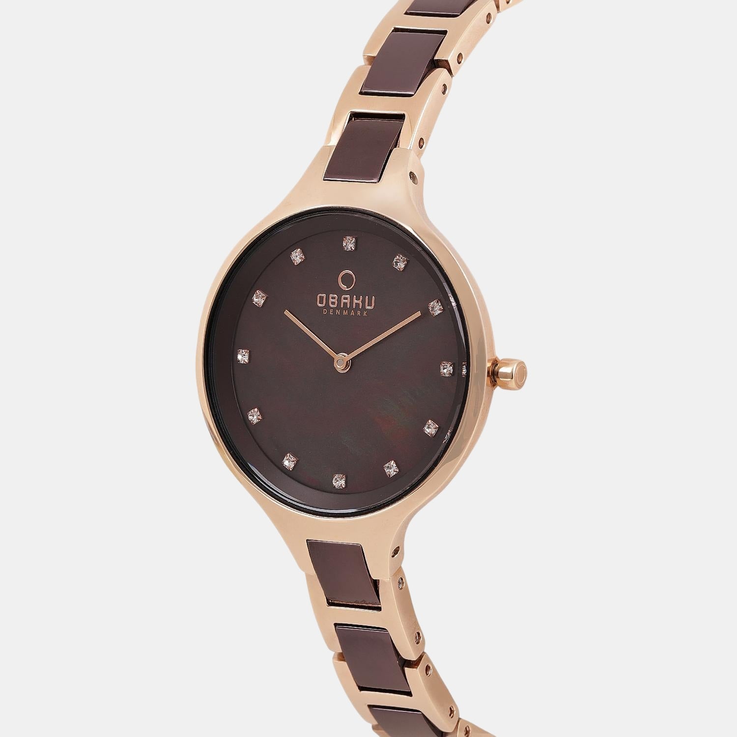 Obaku Stainless Steel Round watch