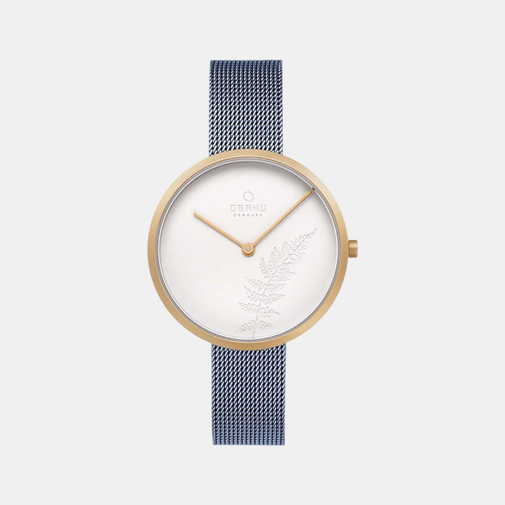 Obaku Round White Analog watch