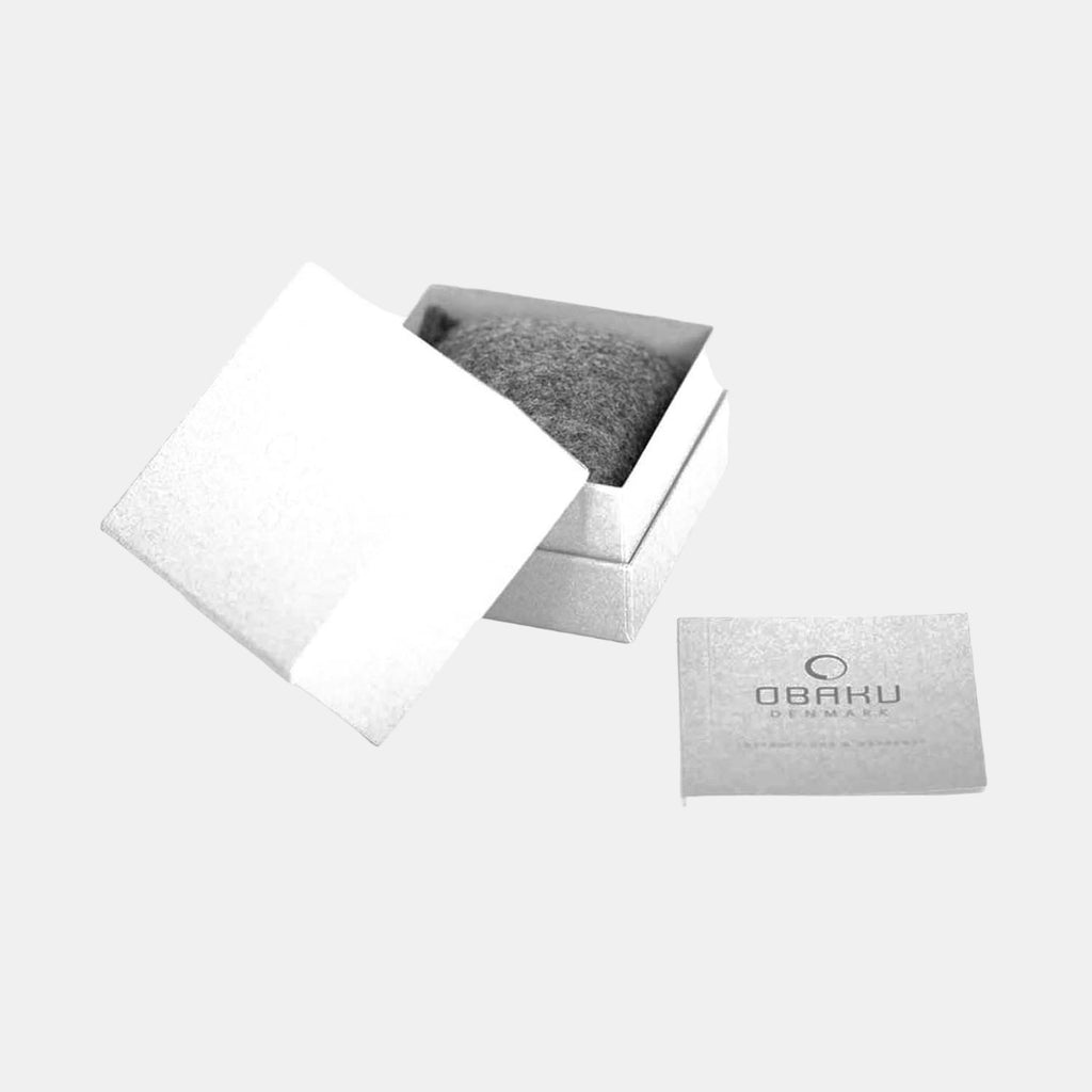 Obaku Stainless Steel Round watch