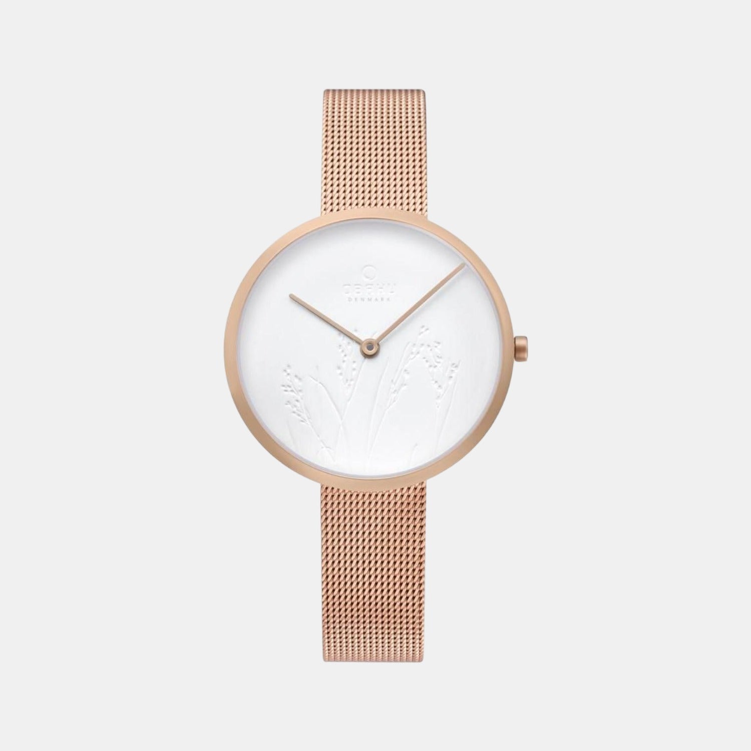 Obaku Round Silver Analog watch