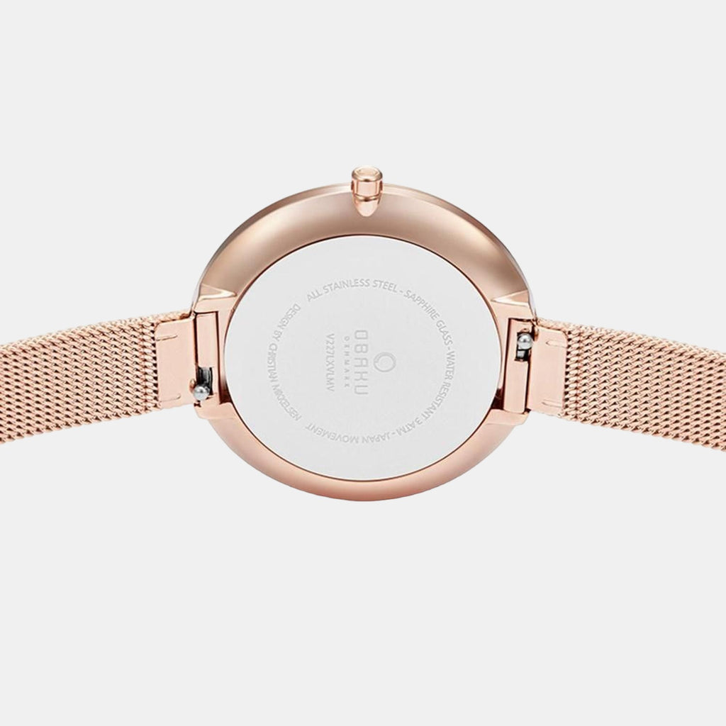 Obaku Stainless Steel Round watch