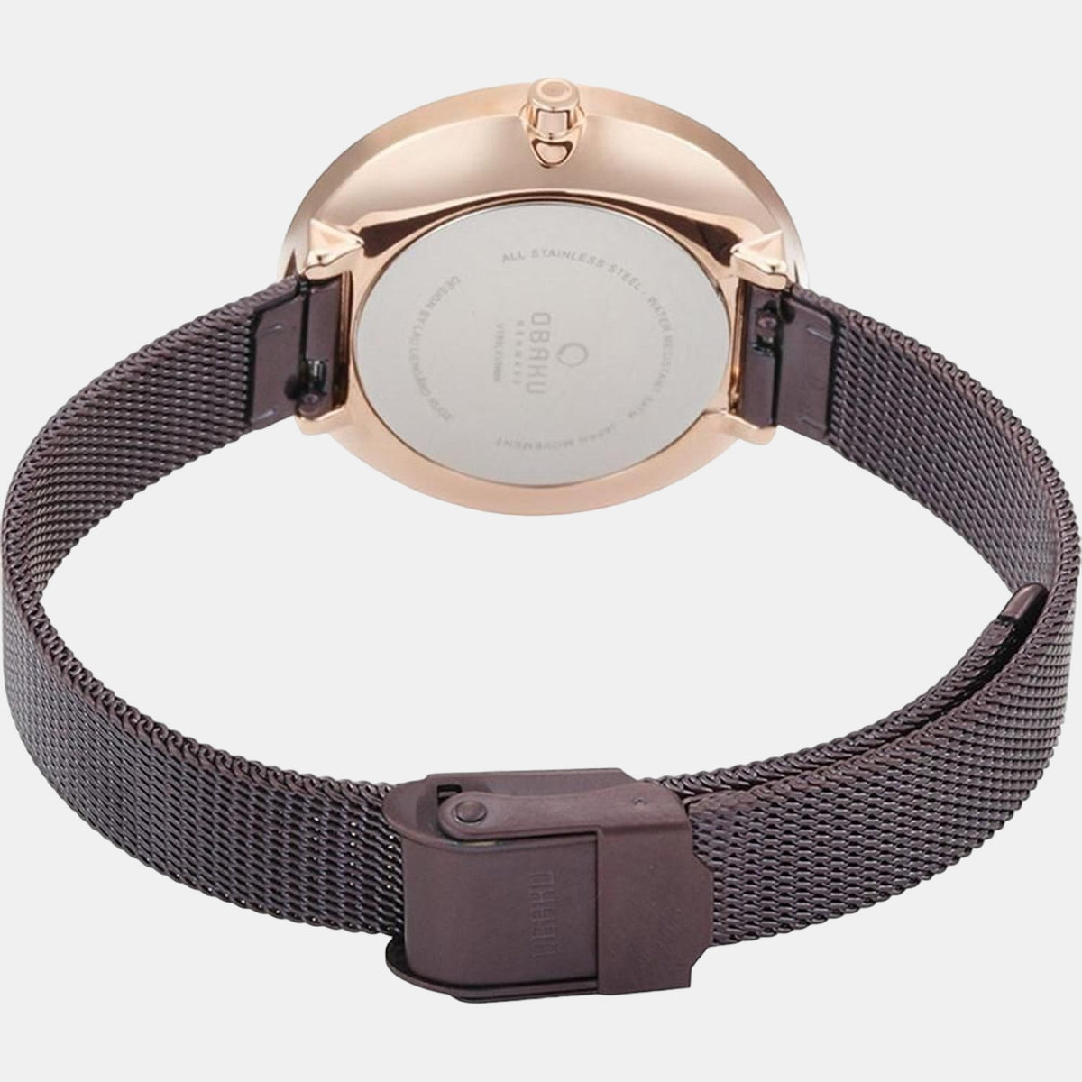 Obaku Stainless Steel Round watch