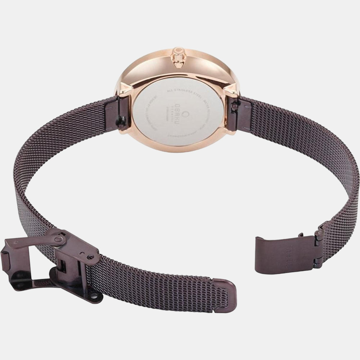 Obaku Stainless Steel Brown watch