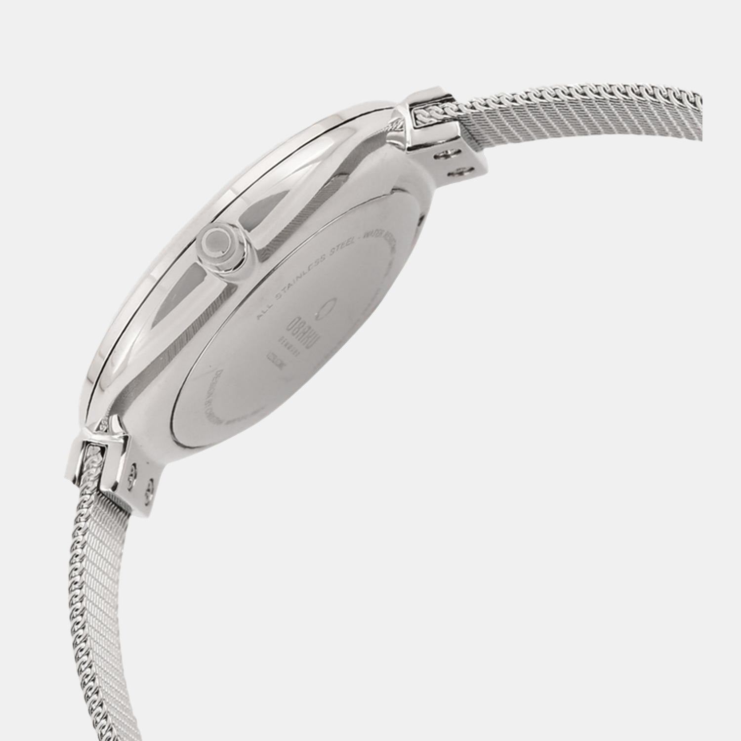 Obaku Women Round White watch