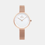 Obaku Round White Analog watch