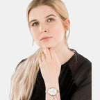 Obaku Women Round White watch