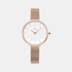 Obaku Round White Analog watch