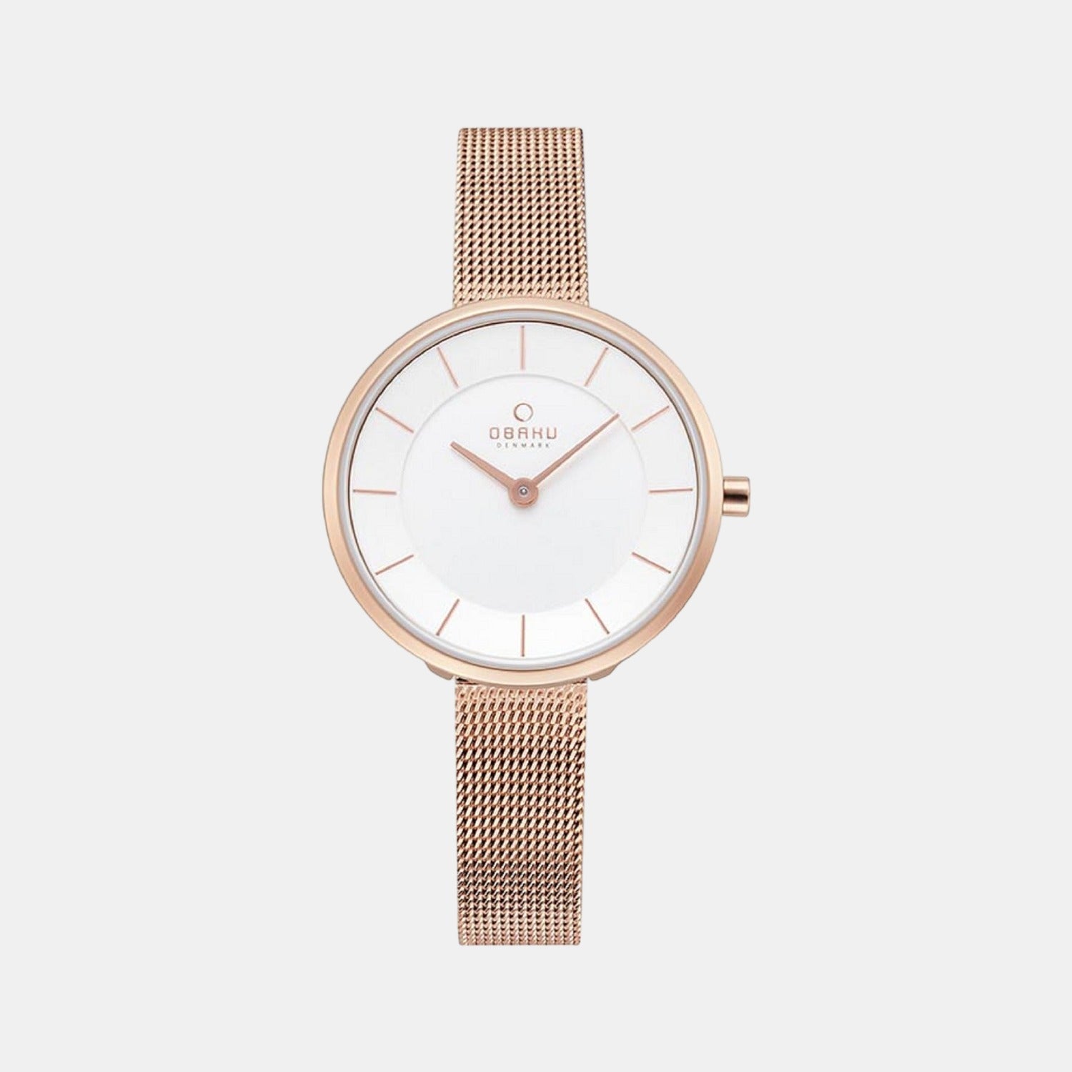 Obaku Round White Analog watch