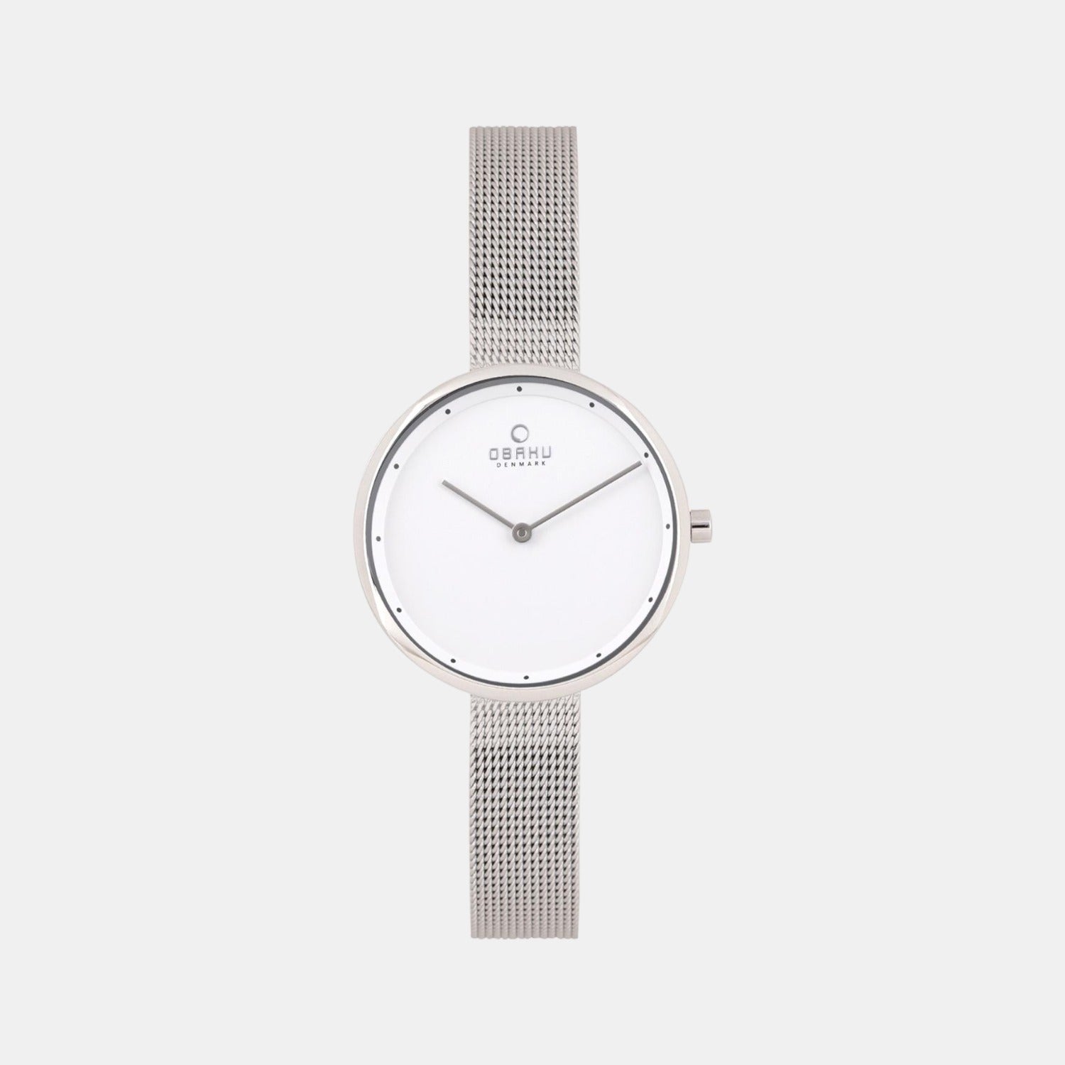 Obaku Round White Analog watch