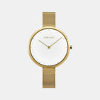 Obaku Round White Analog watch