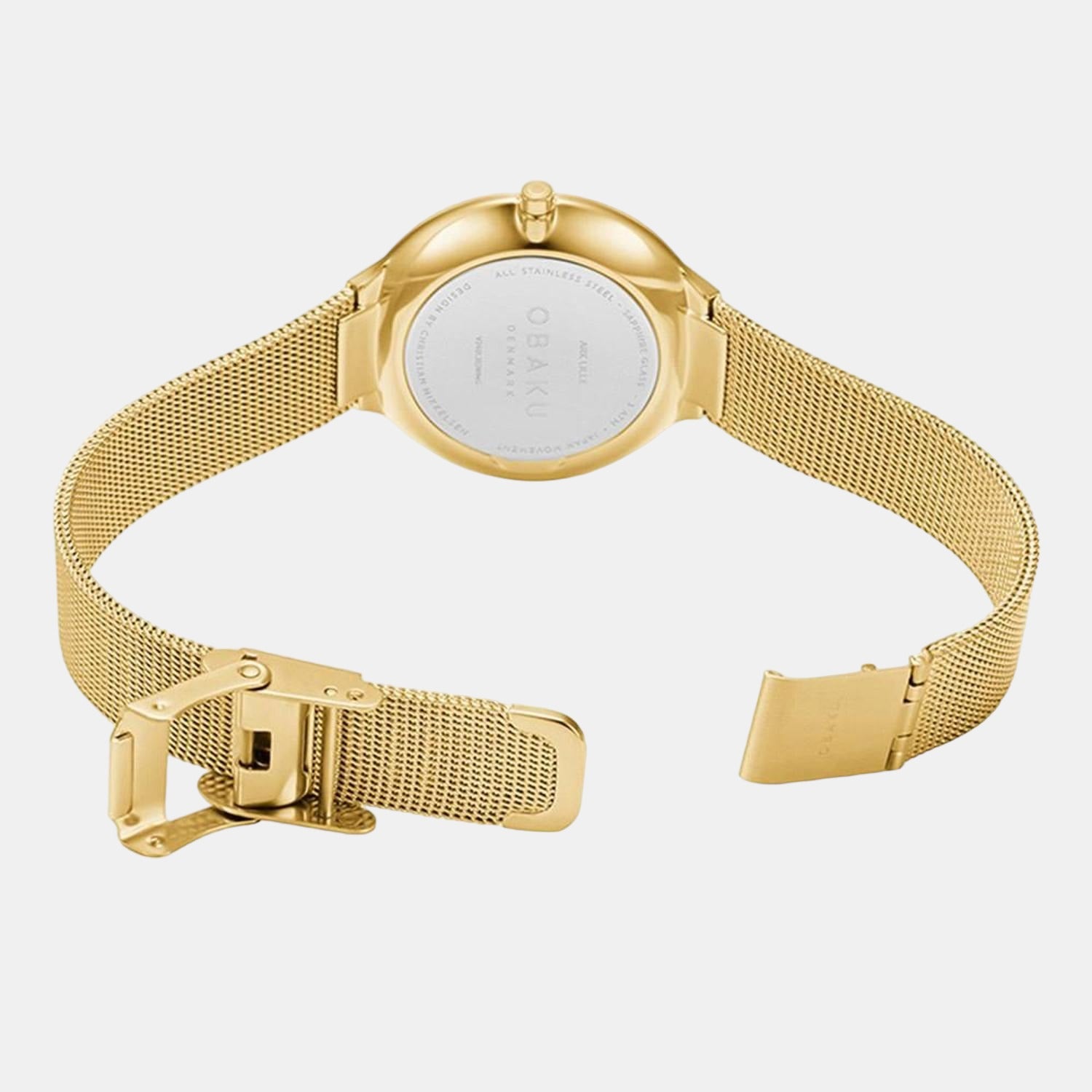 Obaku Women Round White watch