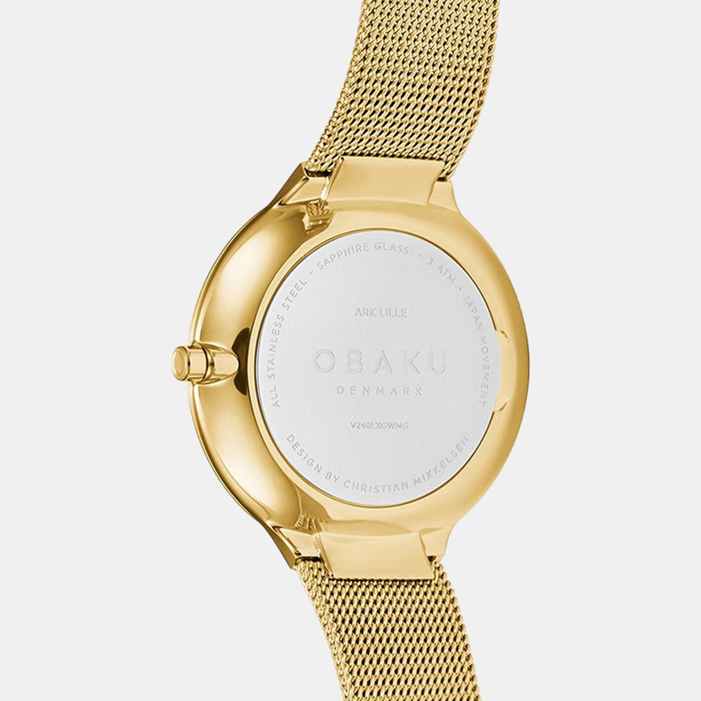Obaku Stainless Steel Round watch