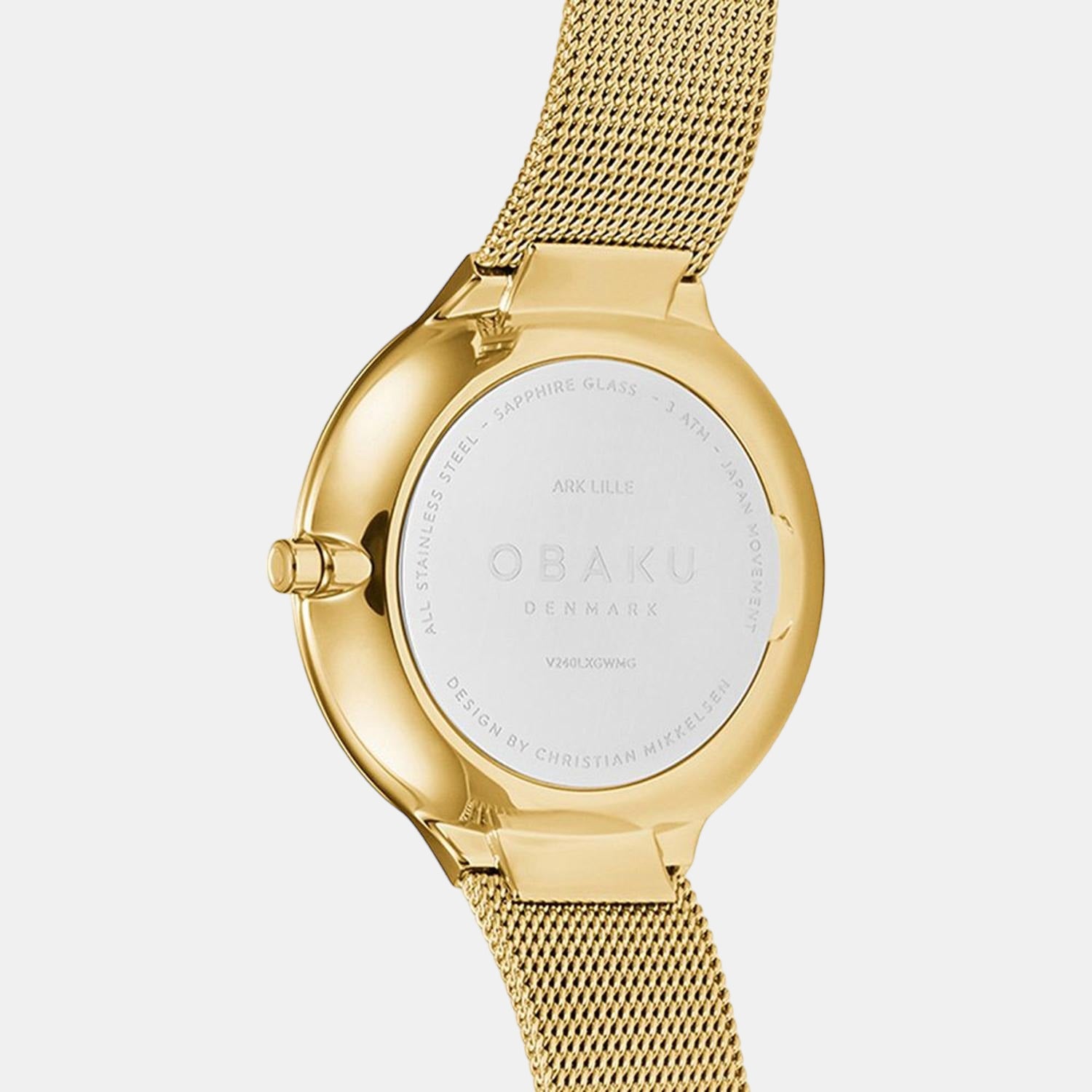 Obaku Stainless Steel Round watch
