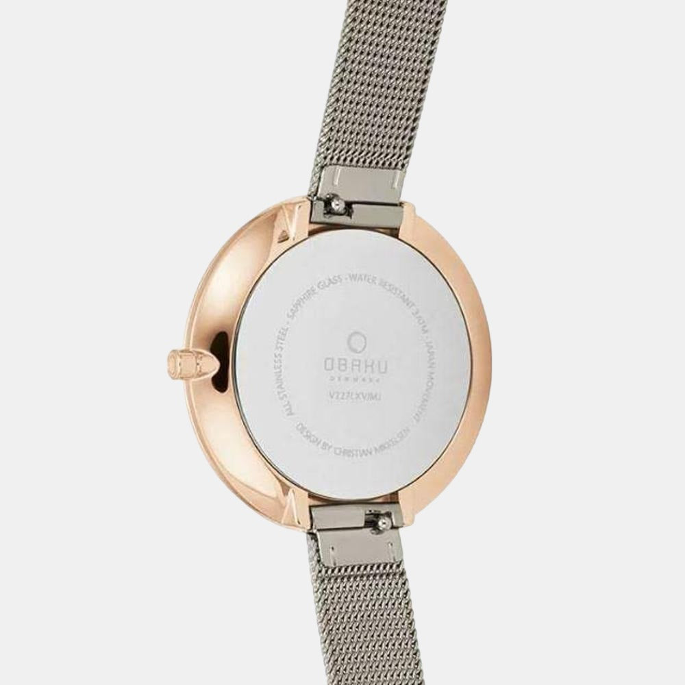 Obaku Stainless Steel Round watch