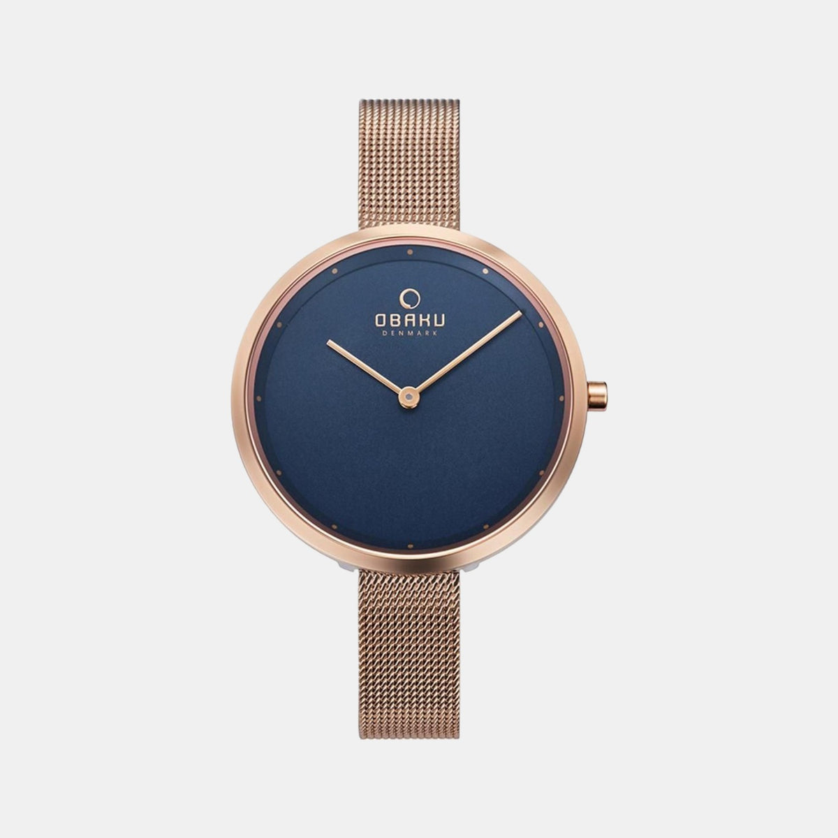 Obaku Round Blue Analog watch