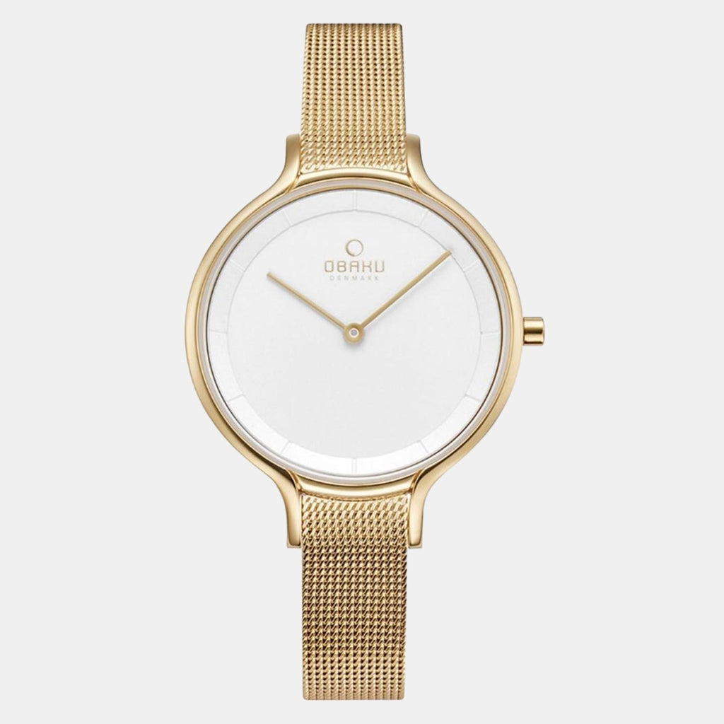 Obaku Round Silver Analog watch